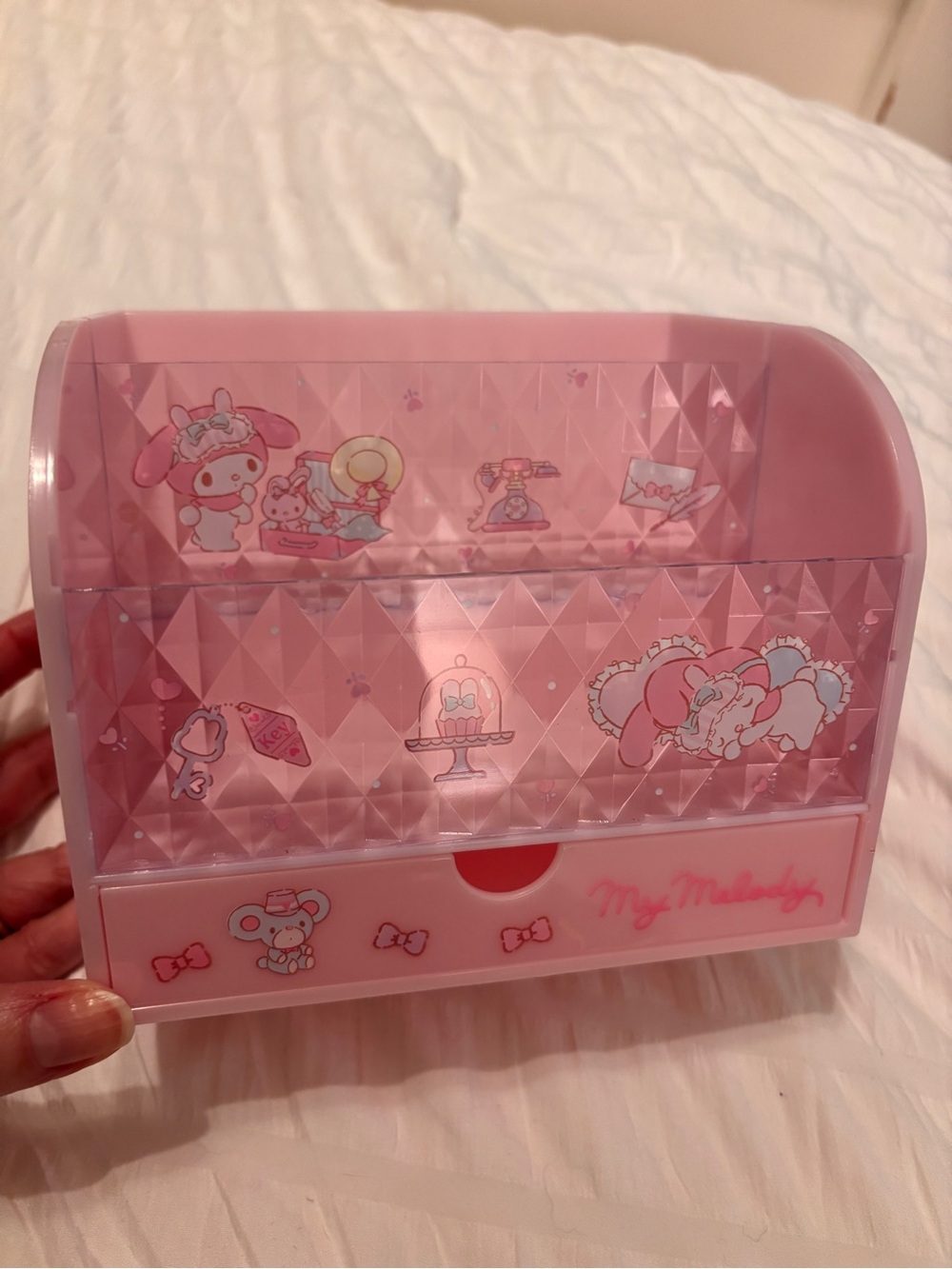 My Melody Sanrio Pink Desk Organizer Rare